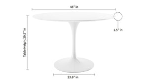 saarinen tulip table 48