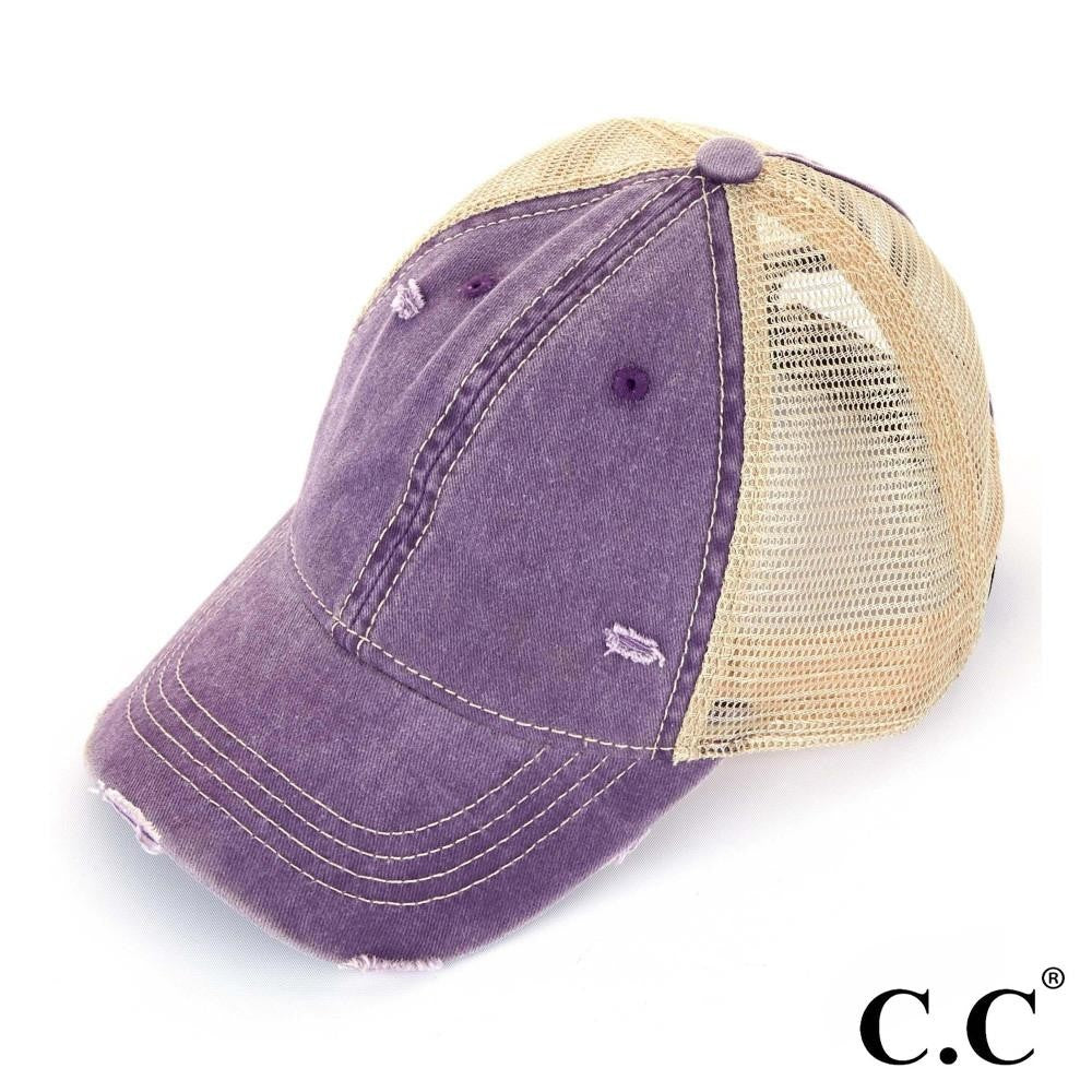 C.C SPORTS MESH BUCKET HAT WITH PONY OPENING – Lagniappe Junk