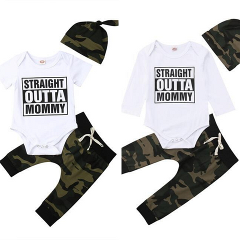 Baby Camouflage Outfit