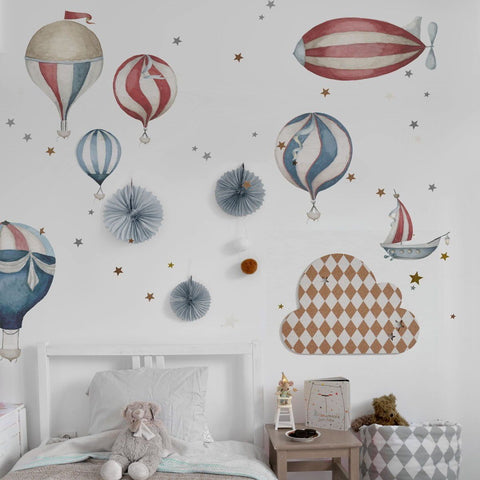 Hot Air Balloon Wall Sticker