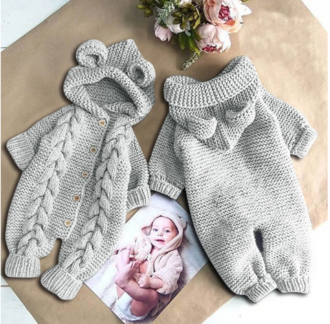 baby knit romper
