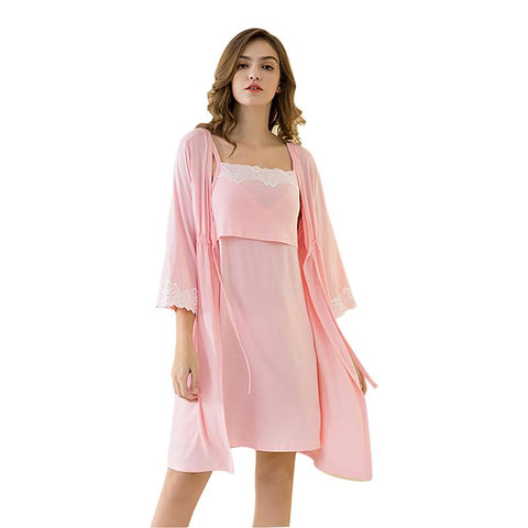 Maternity Nightgown And Robe