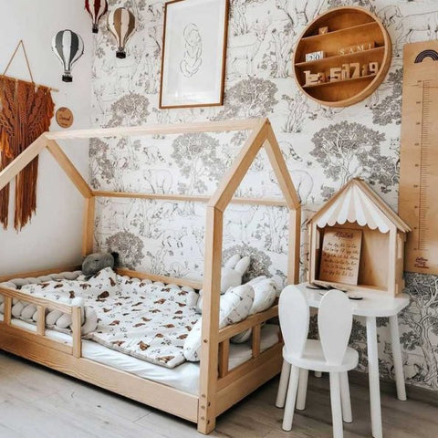 woodland nursery wallpaper