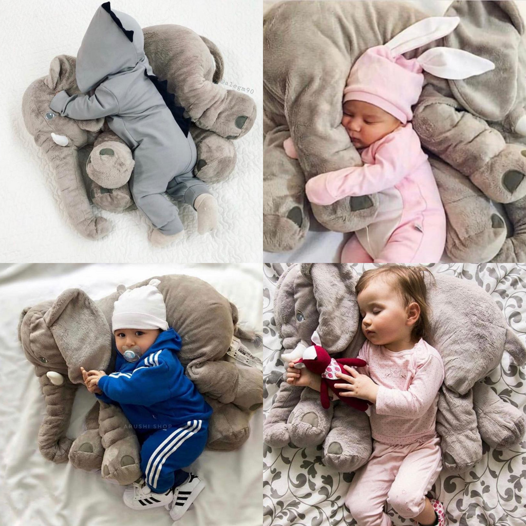 elephant baby pillow
