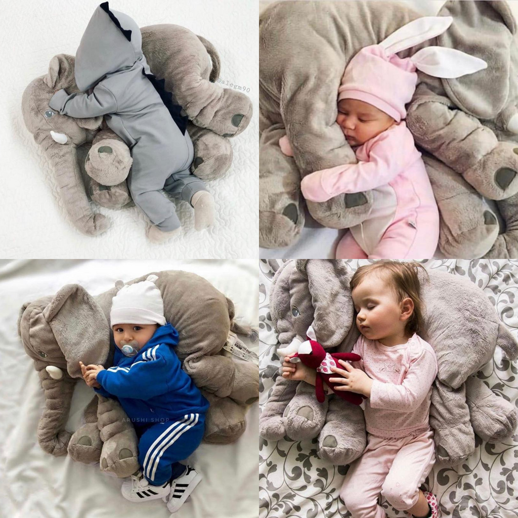 baby snuggle elephant pillow