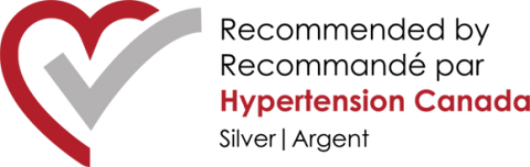 Recommended by Hypertension Canada Logo