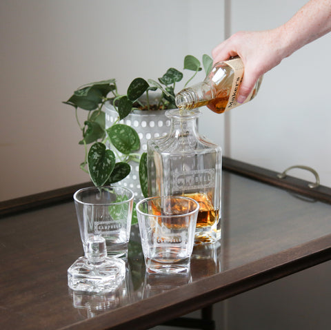 Grain+Oak Personalized Decanter Set