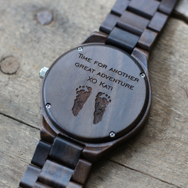 The Ridge Ebony Wood Watch 