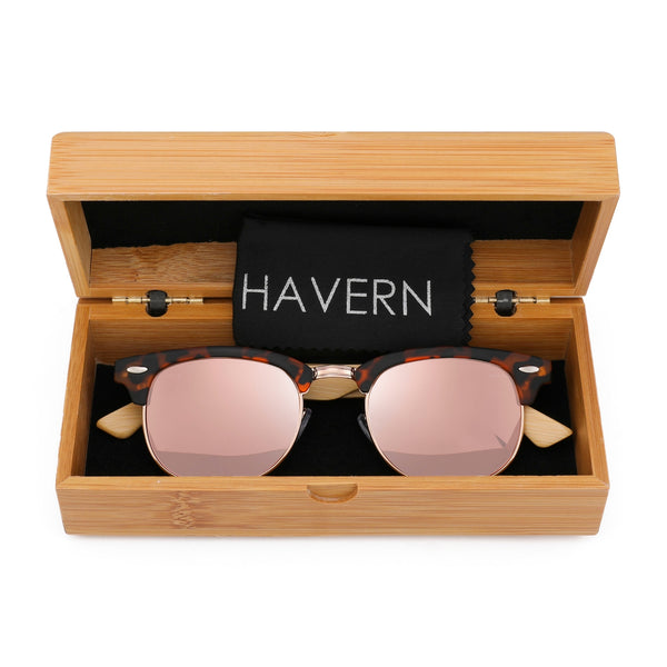 Rose Bamboo Polarized Wooden Sunglasses