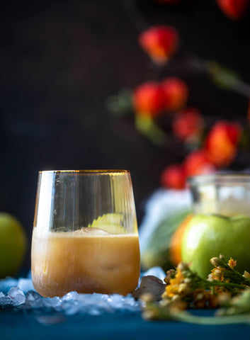 Caramel Apple Whiskey Cocktail Grain + Oak