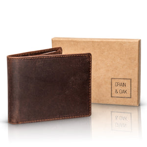 mens leather billfold