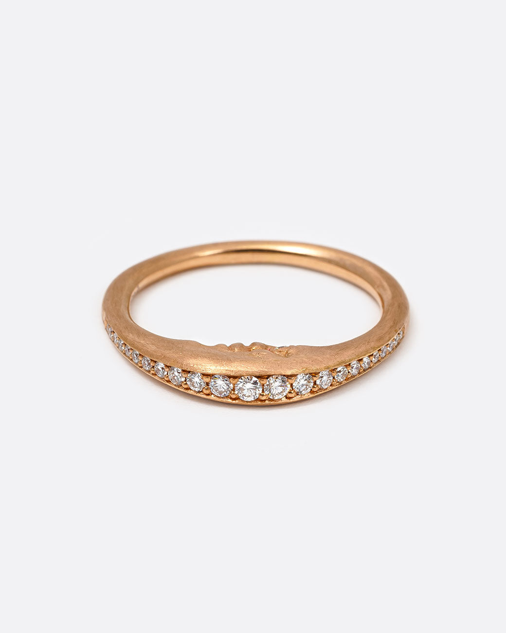 Diamond Moonface Ring