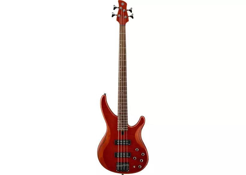 Yamaha TRBX604FM 4-string Bass Guitar - Caramel Brown SN:IKZ174374