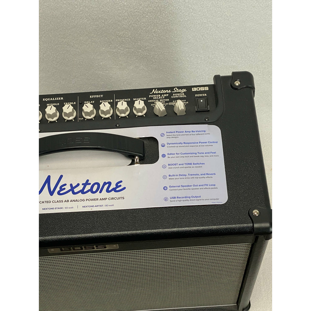 Boss Nextone Stage 40W Digital Combo Guitar Amplifier – Strings & Things LLC