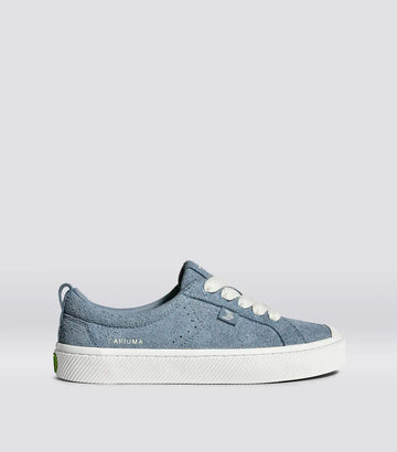 OCA Low Mirage Blue Hairy Suede Sneaker
