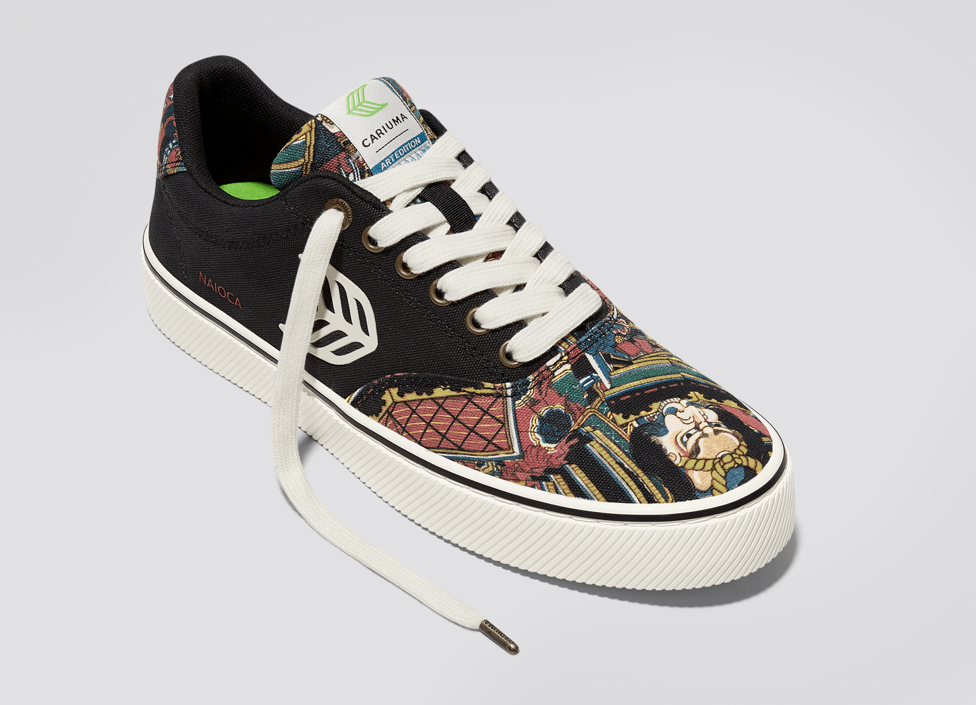 Hokusai OCA Low Warrior Print Canvas Sneaker Women