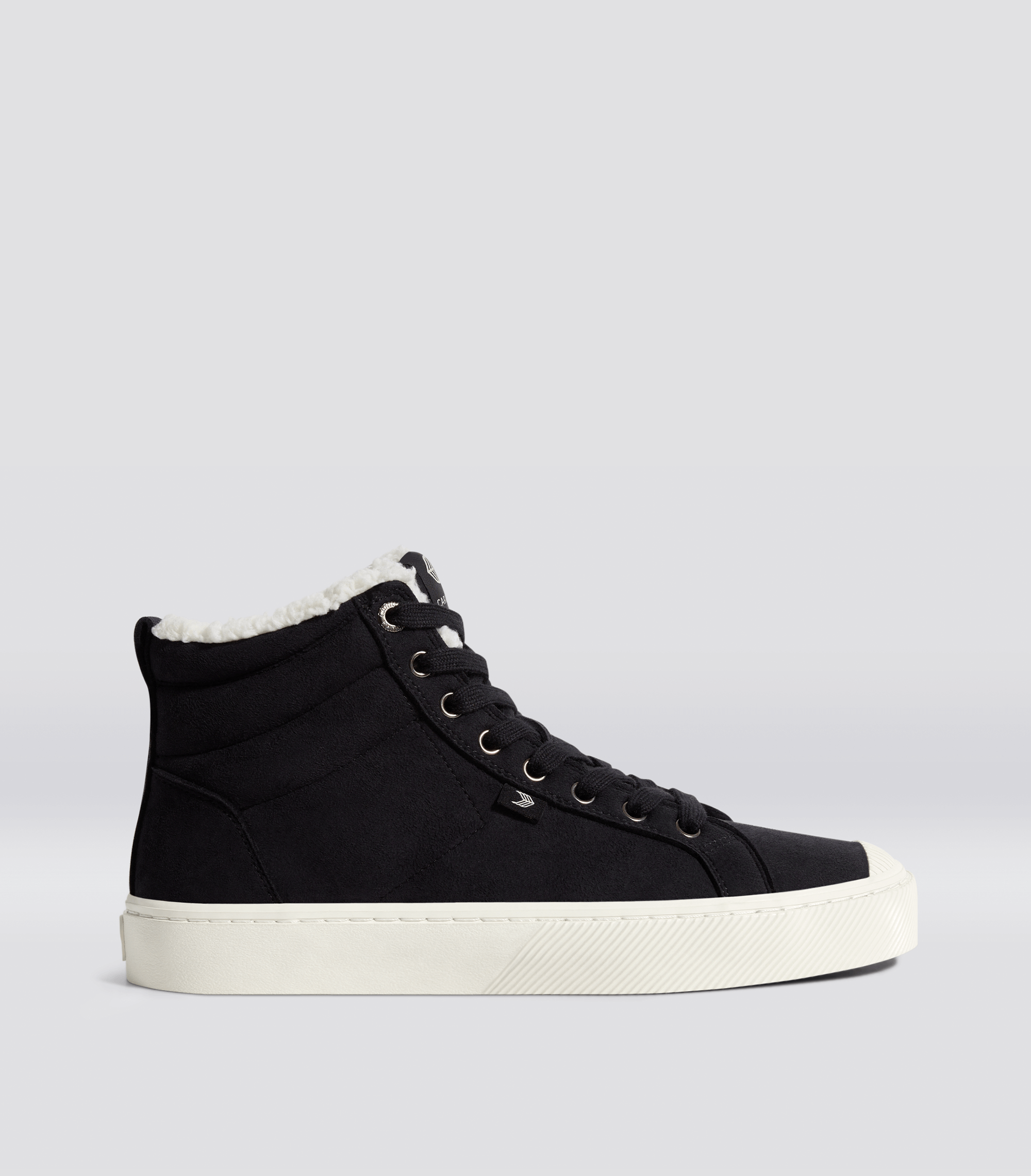 oca high therma black suede sneaker.side view de798b91 862e 4ed7 82bf e9e28fe8e6bc