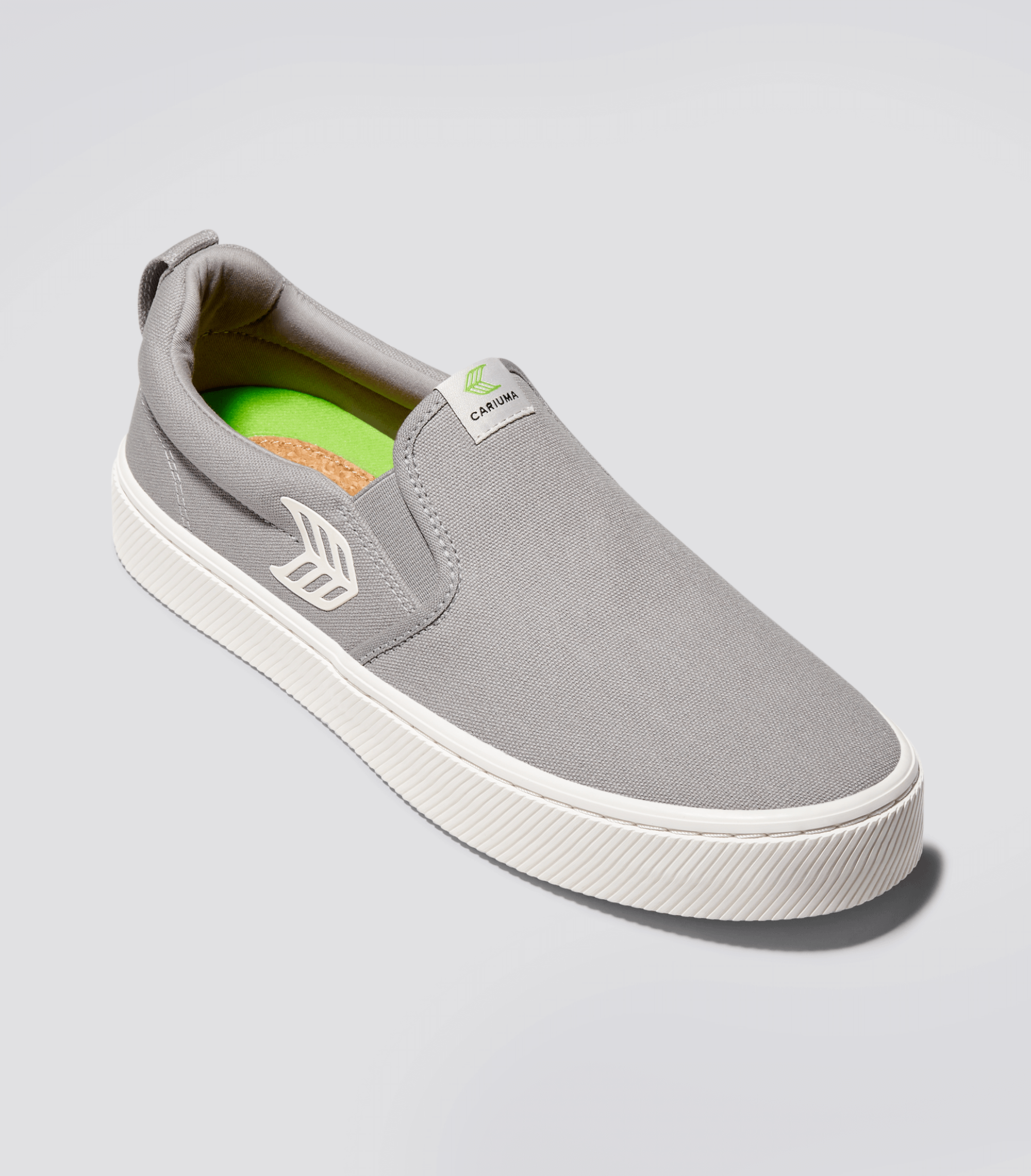 Slip-On Grey Canvas