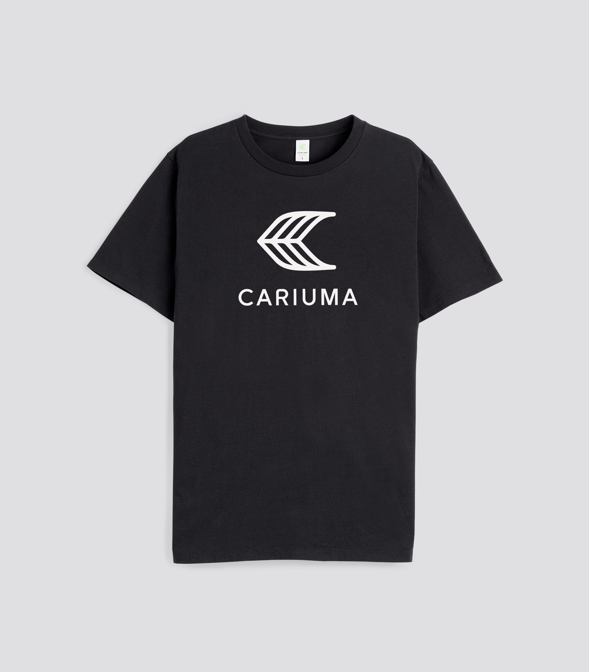 CARIUMA: Unisex Black T-shirt | Organic Cotton | CARIUMA Team T-shirt