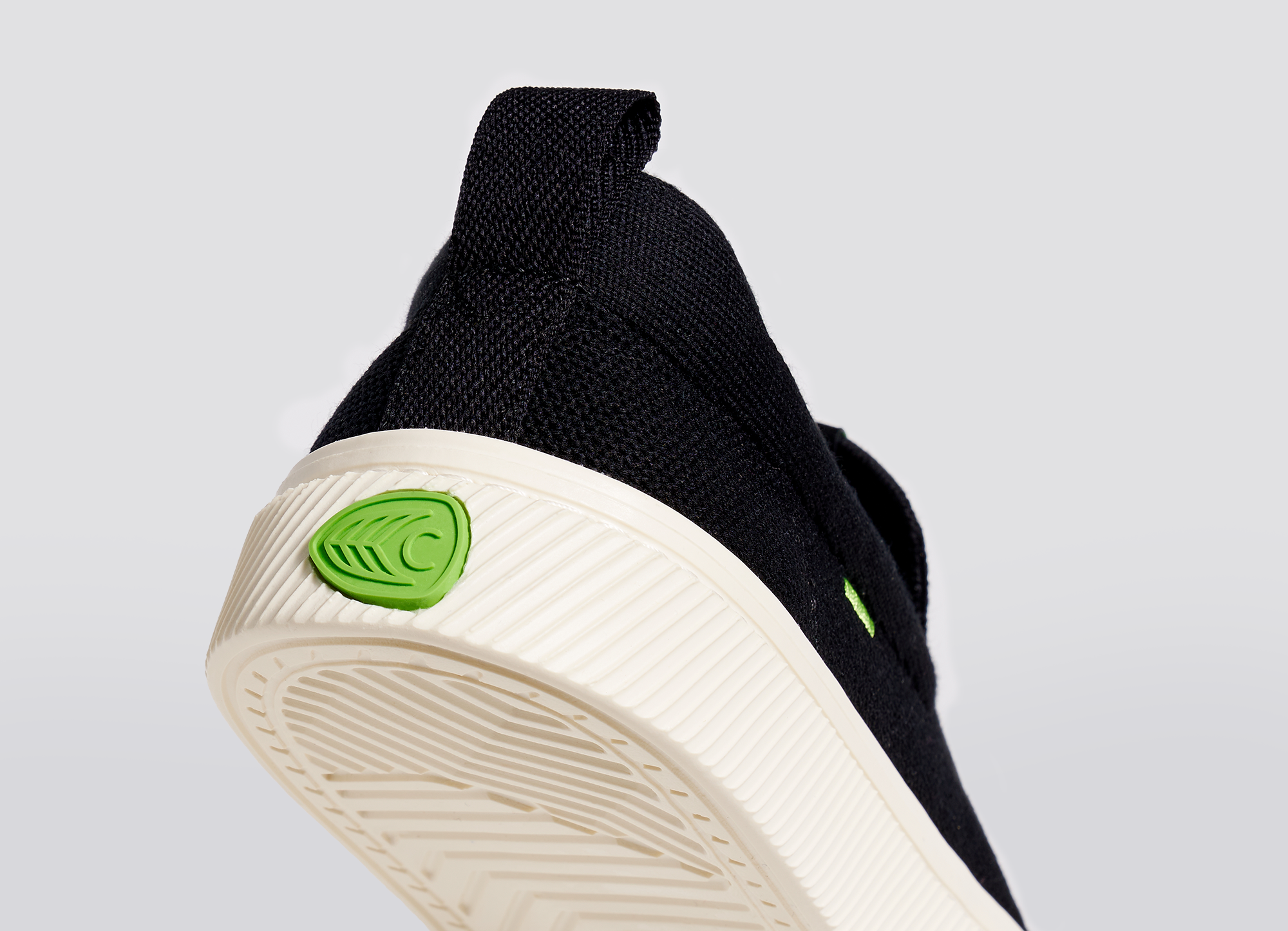 IBI SLIP-ON Black Knit Sneaker Men