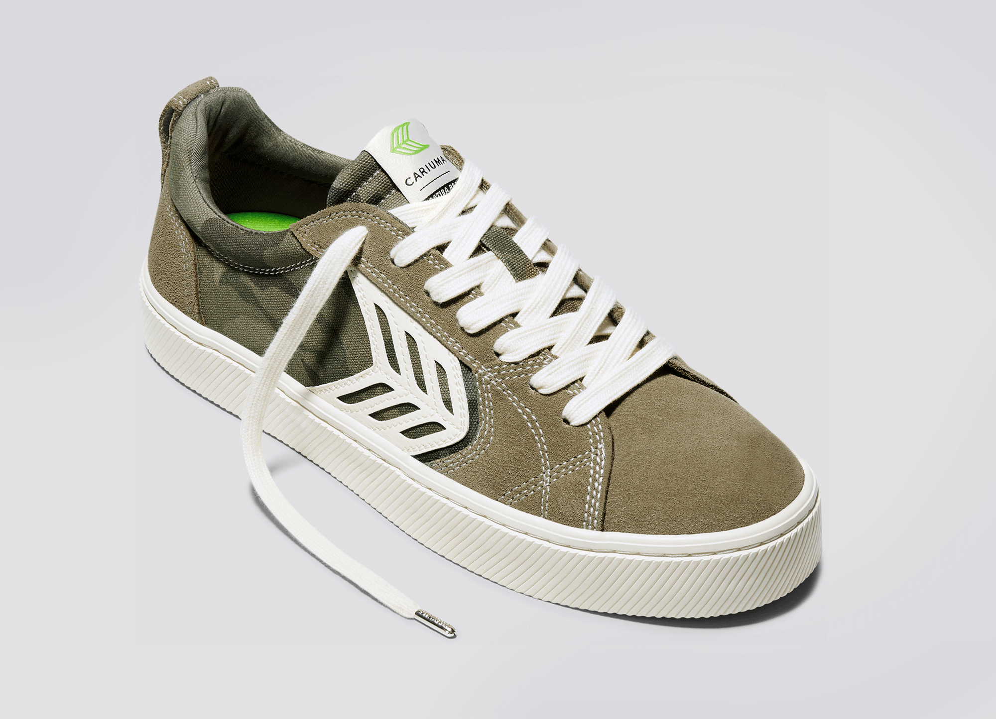 CARIUMA: Women's Low Top Sneakers, Canvas, Leather & Suede