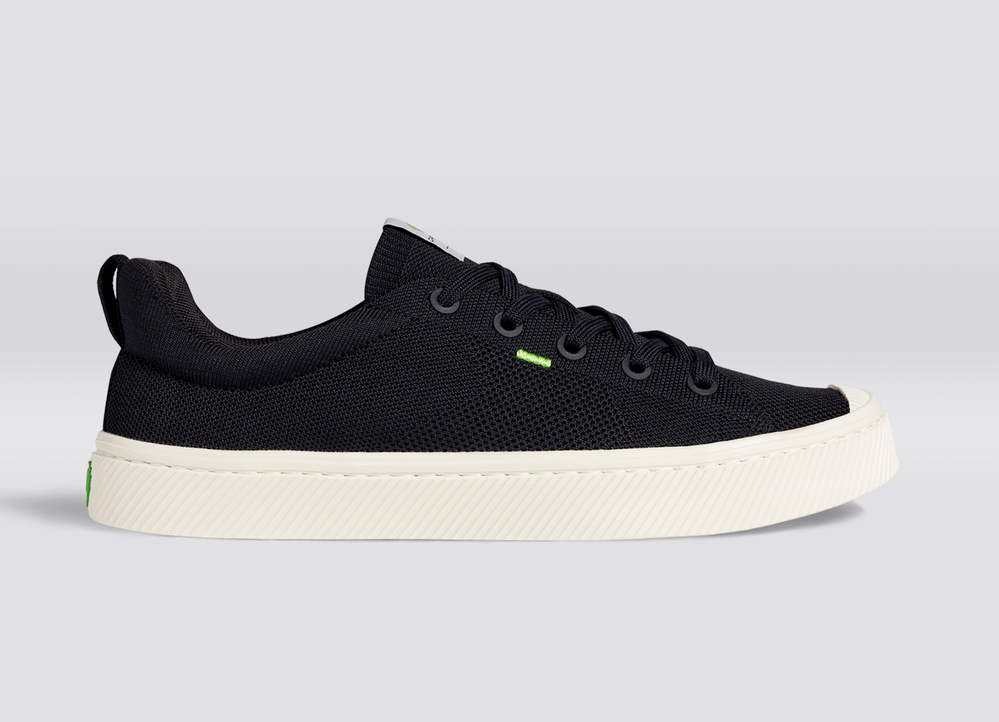 Cariuma IBI Low Black Knit Sneaker Women - Black