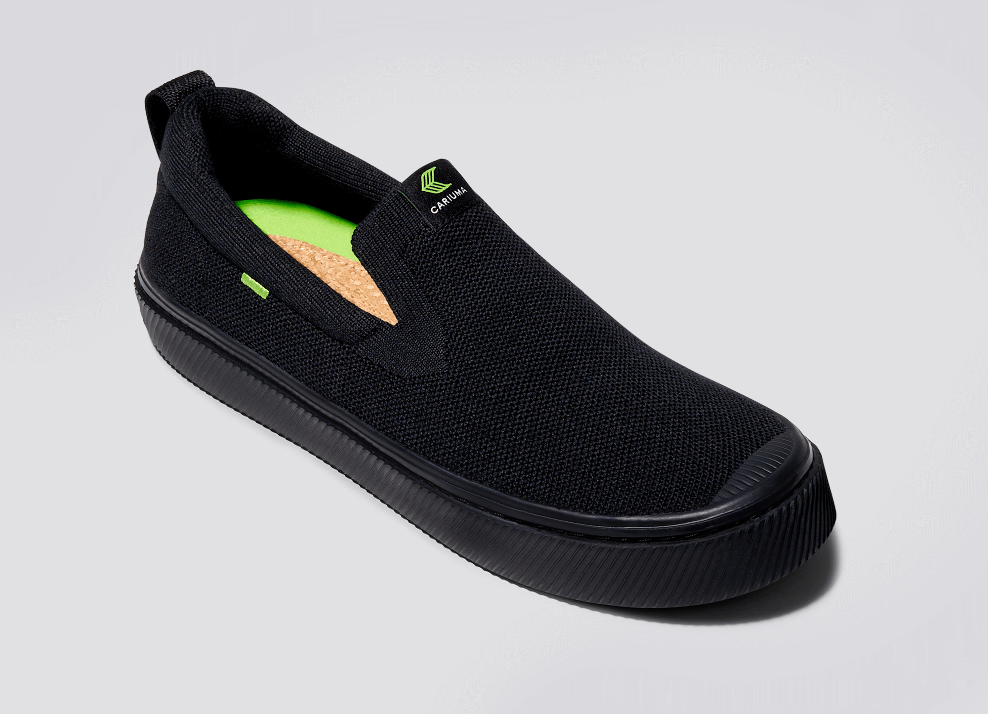 black knit sneakers