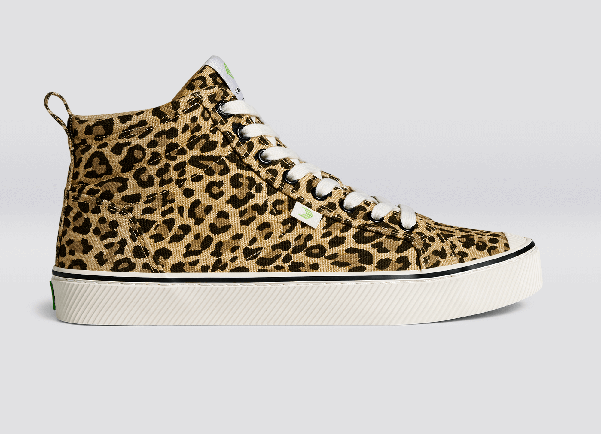 Women's Leopard Print High Top Sneakers