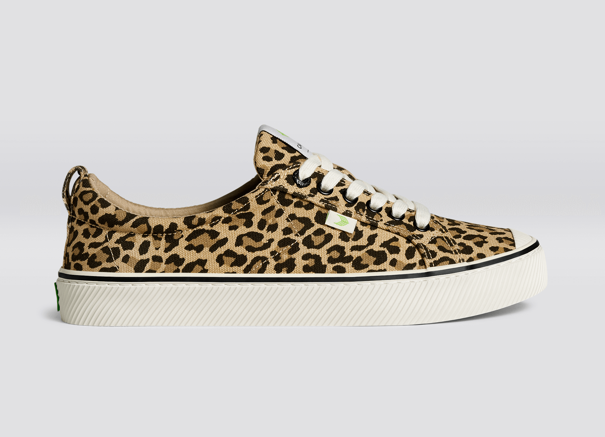 CARIUMA: Top Canvas Leopard Print Shoes OCA Low
