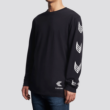 CARIUMA: Unisex Black Long Sleeve T-shirt | CARIUMA Long Sleeve