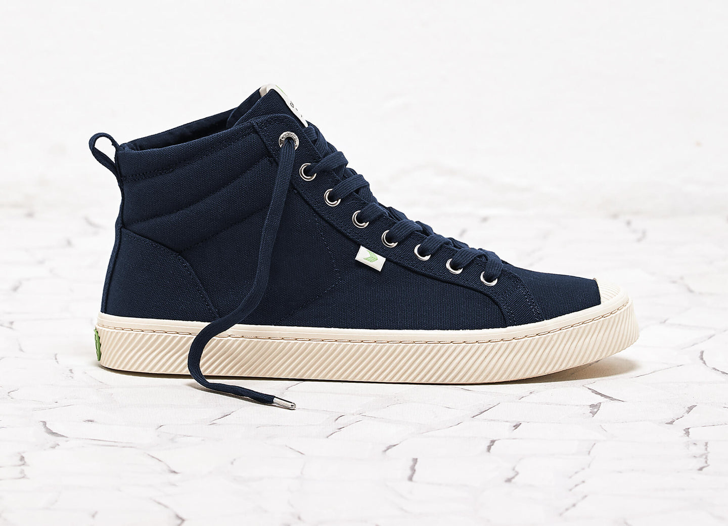 navy canvas sneakers