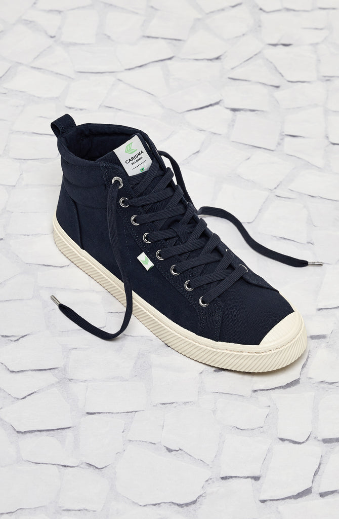 Download OCA High Navy Canvas Sneaker Men | C A R I U M A