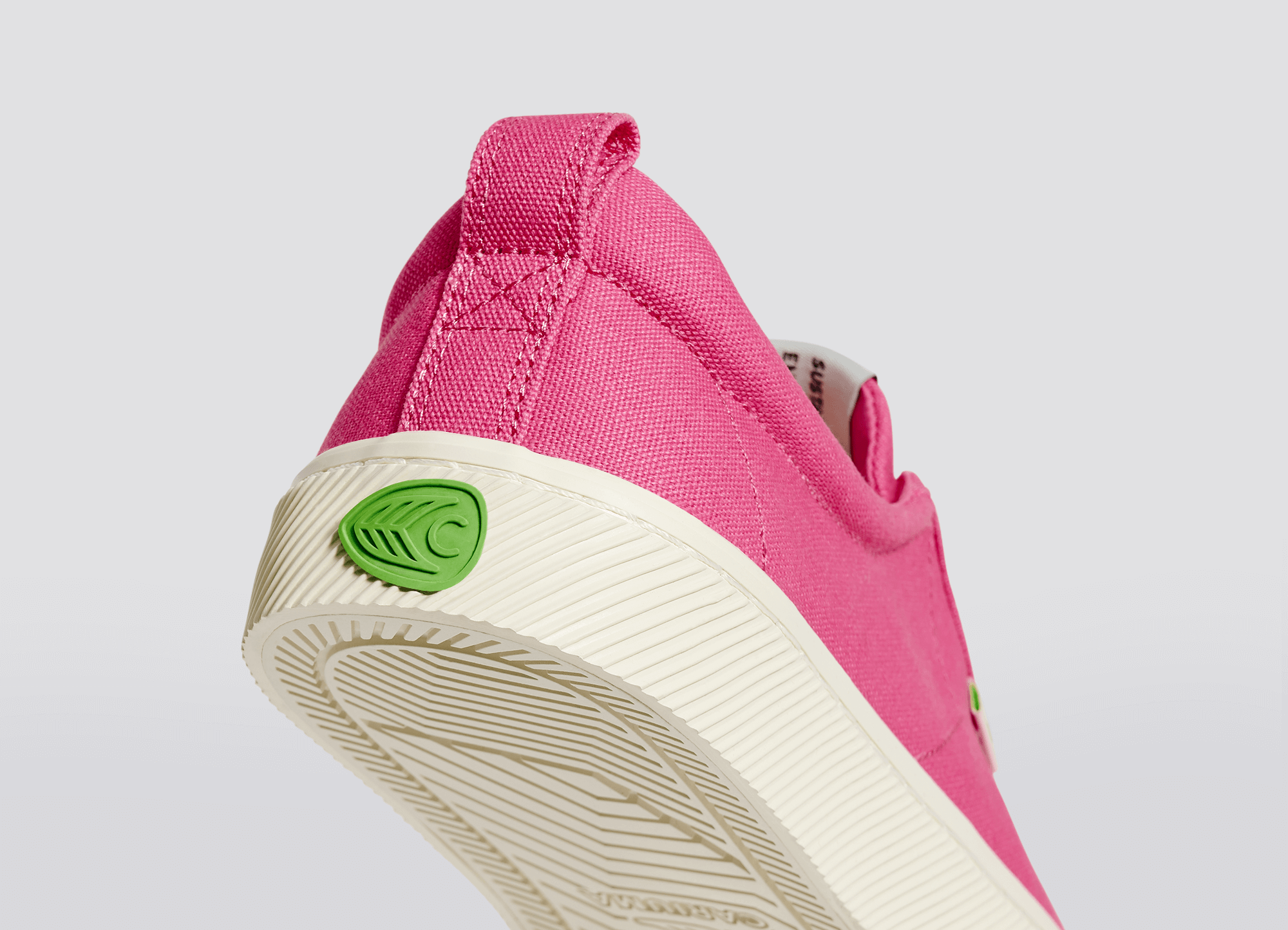 CARIUMA: Women's Low Top Lemonade Pink Canvas Sneakers