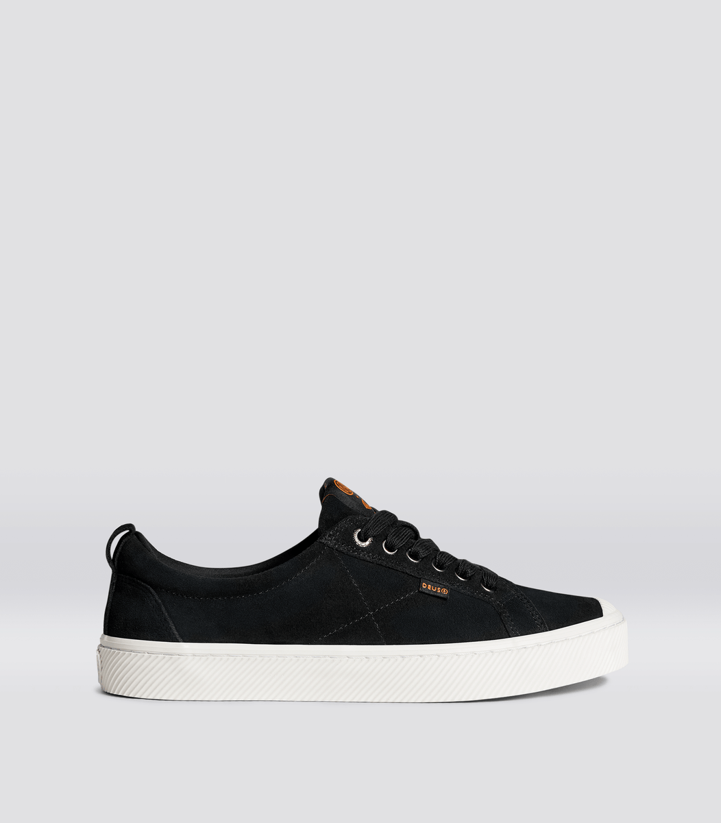 OCA Low Deus Black Suede Sneaker Men