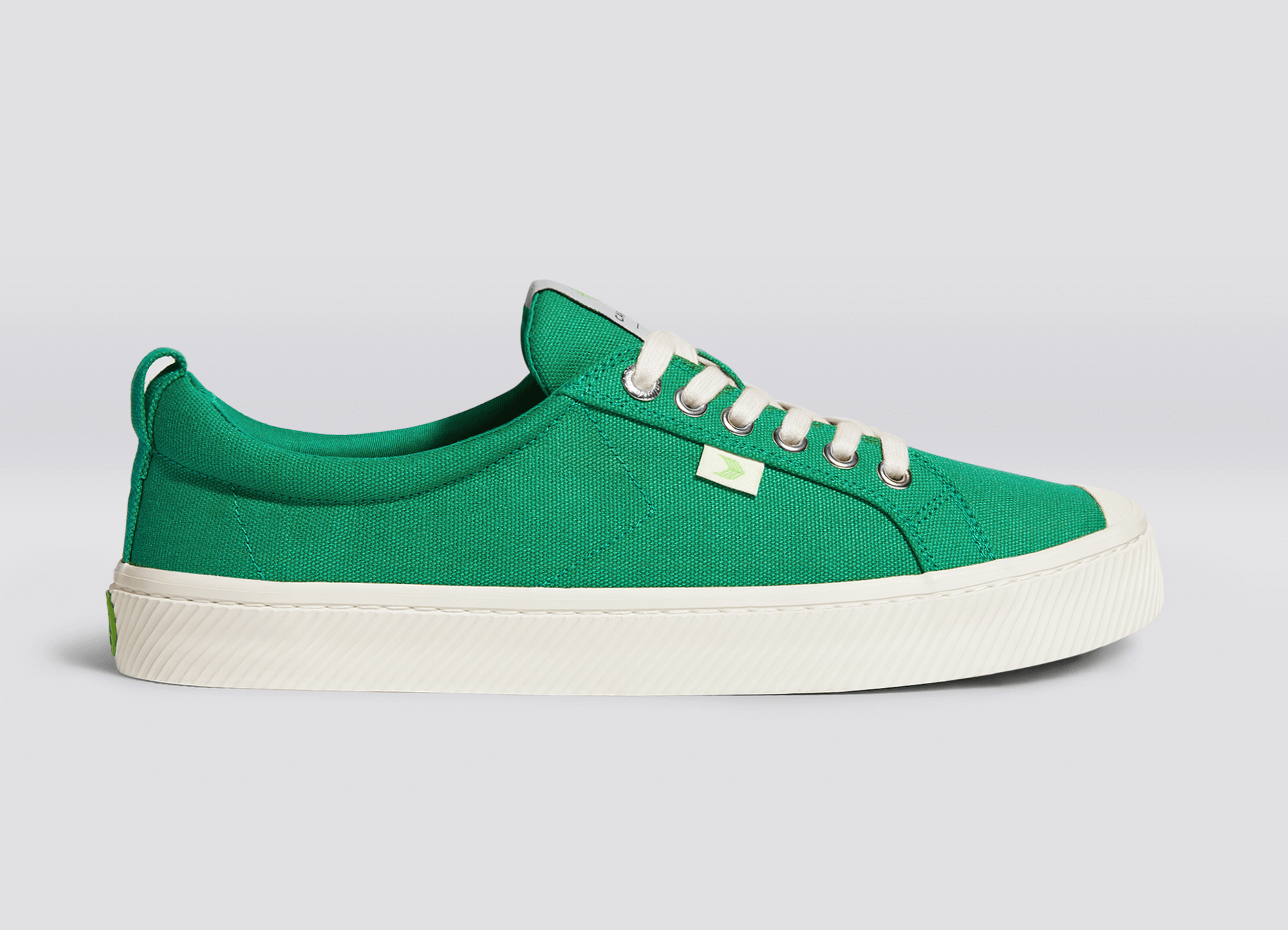 green sneaker shoes