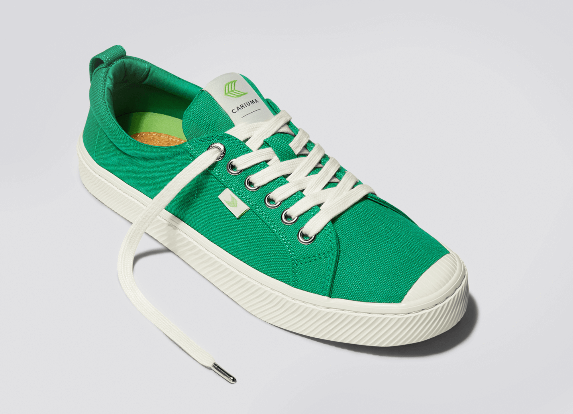 Estonished Light Green Star Print Lace-up Casual Shoes | SHV-AG-174 |  Cilory.com
