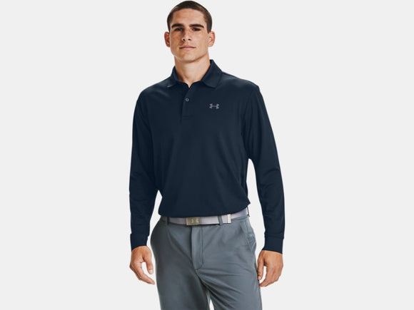 under armour men's long sleeve performance polo