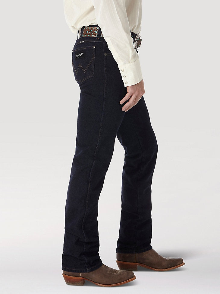 WRANGLER COWBOY CUT® SILVER EDITION JEAN IN DARK DENIM – HerraduraDeOro