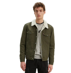 levis sherpa green