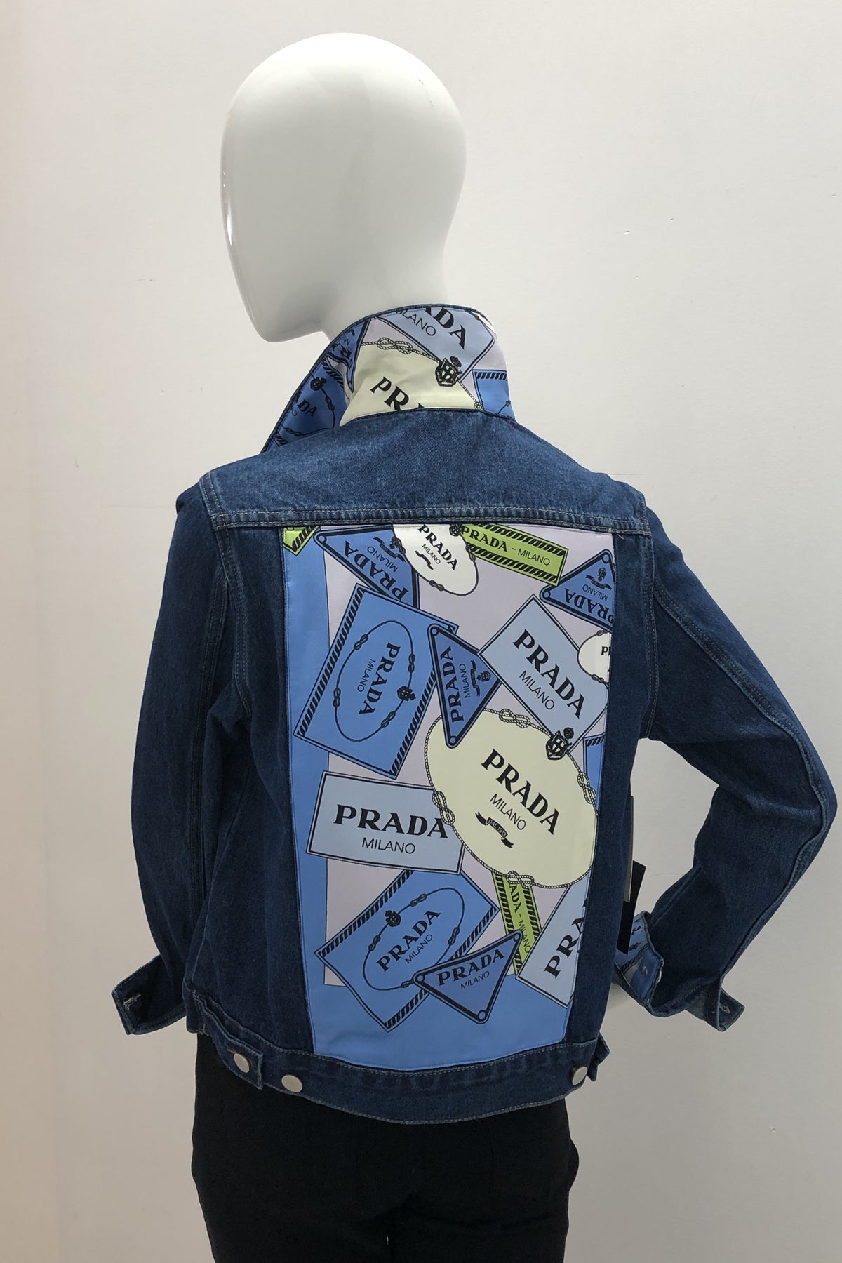 Ascend Apparel LV Travel Blue Denim Jacket