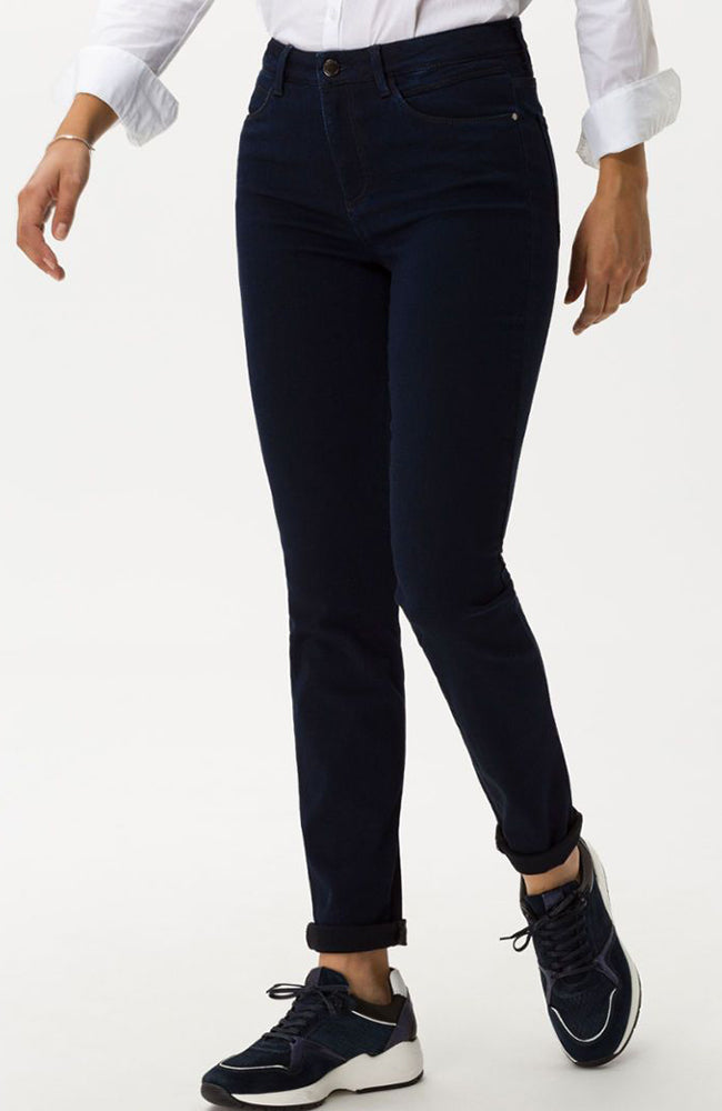 Shop Brax Shakira Denim Jeans Used Blue | Très Chic Styling