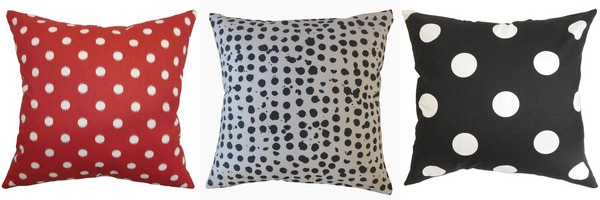 Polka Dot Pillows | Cloth & Stitch