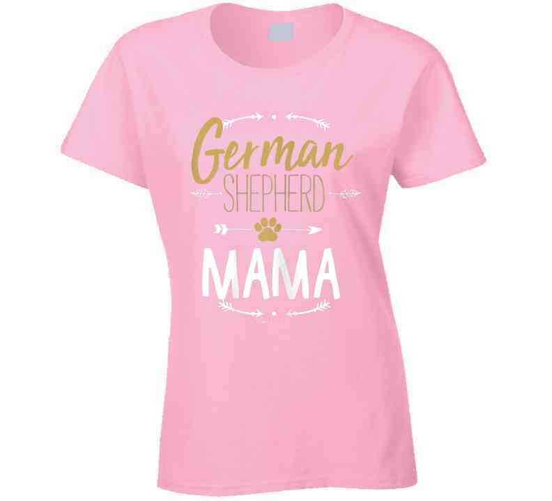 German Shepherd Mama Ladies T Shirt