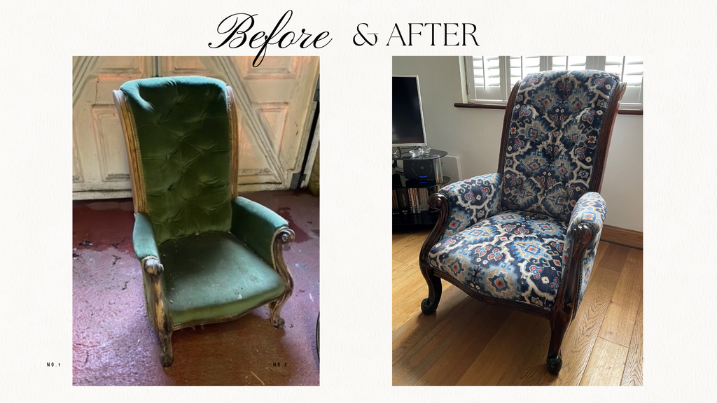 Grandads Shed Re-upholstery Yorkshire Armchair