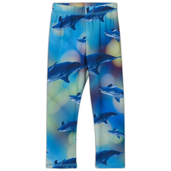 Pink Dolphin Hybrid Youth Leggings UPF 50+ – Sun Pop Life