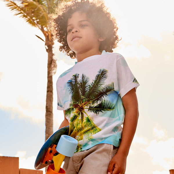 Kids Palm Trees Photo T-shirt – Sun Pop Life