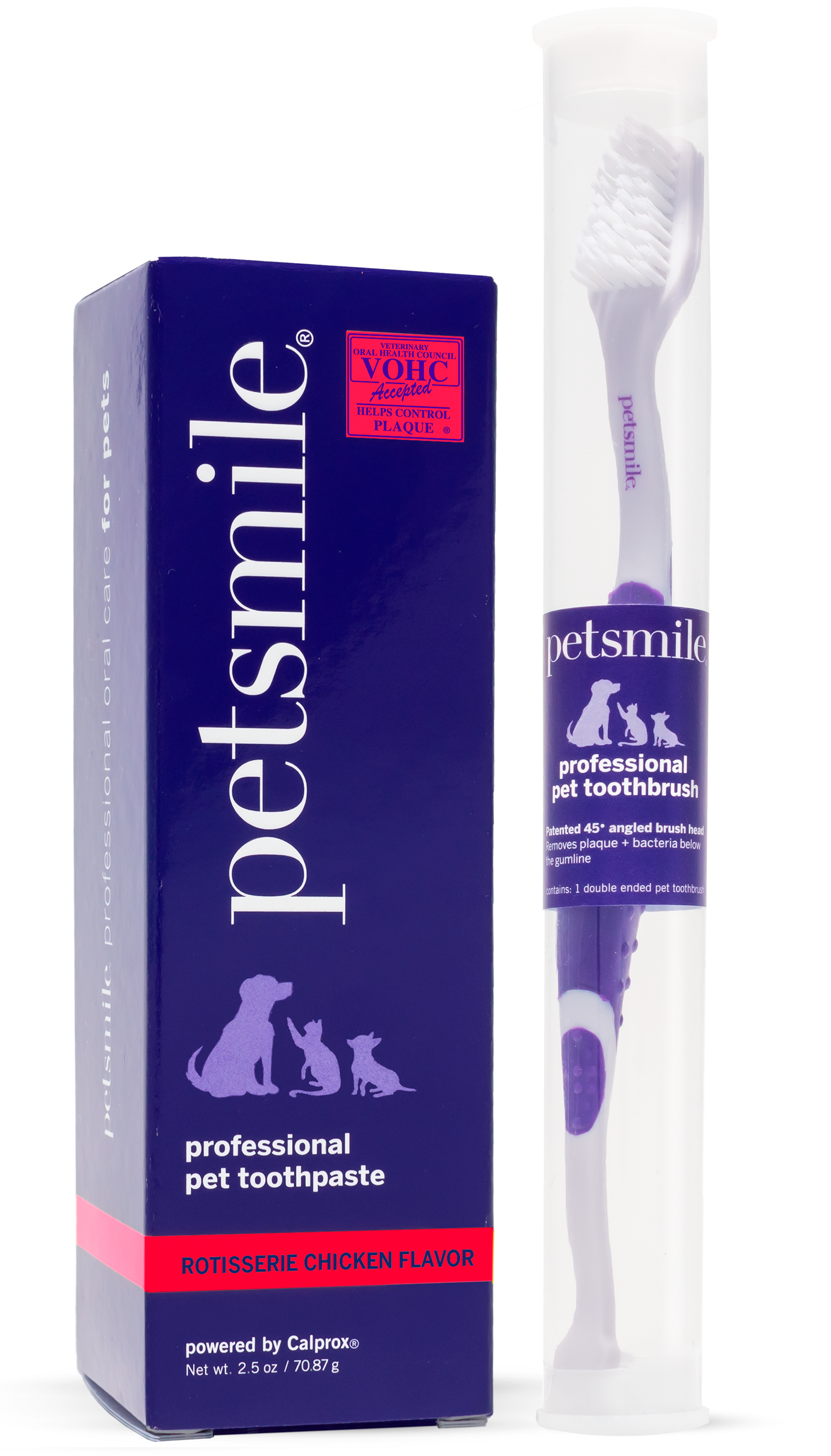 Professional Toothpaste Rotisserie Chicken Small & Professional Pet Toothbrush - petsmile product image