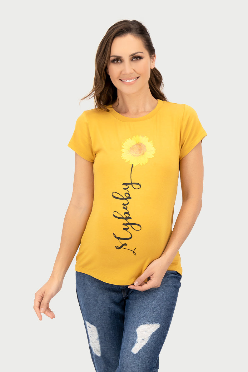 Playera Dama Maternidad MC/ MY BABY – Aditivo