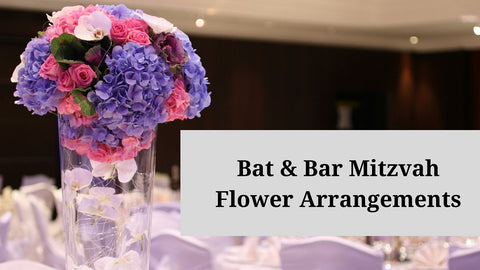 Bat & Bar Mitzvah Flower Arrangements