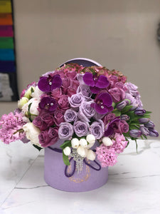 Surprise in purple - Online Flowers Delivery - Tinas Flowers And Gifts